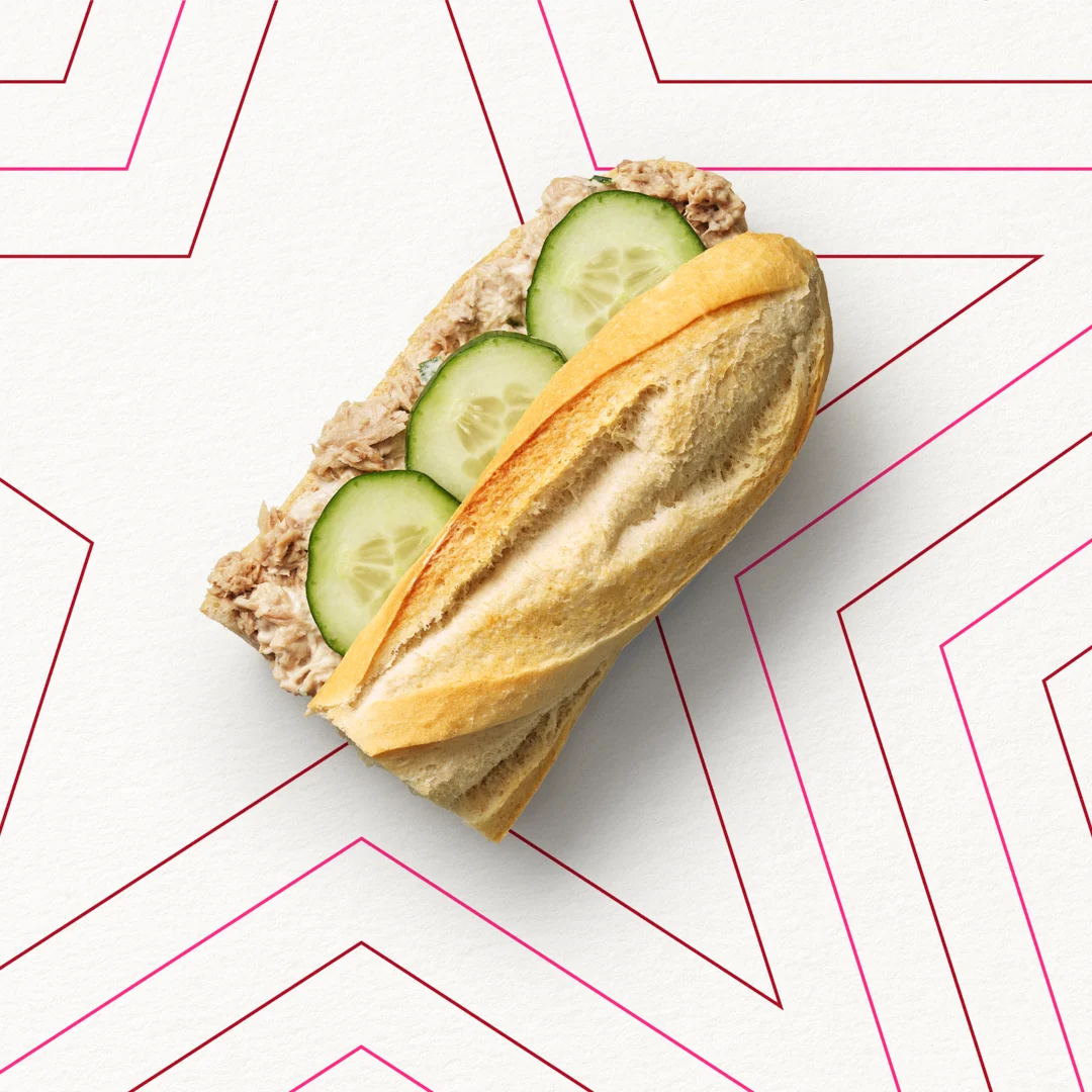 Pole & Line Caught Tuna Half Baguette