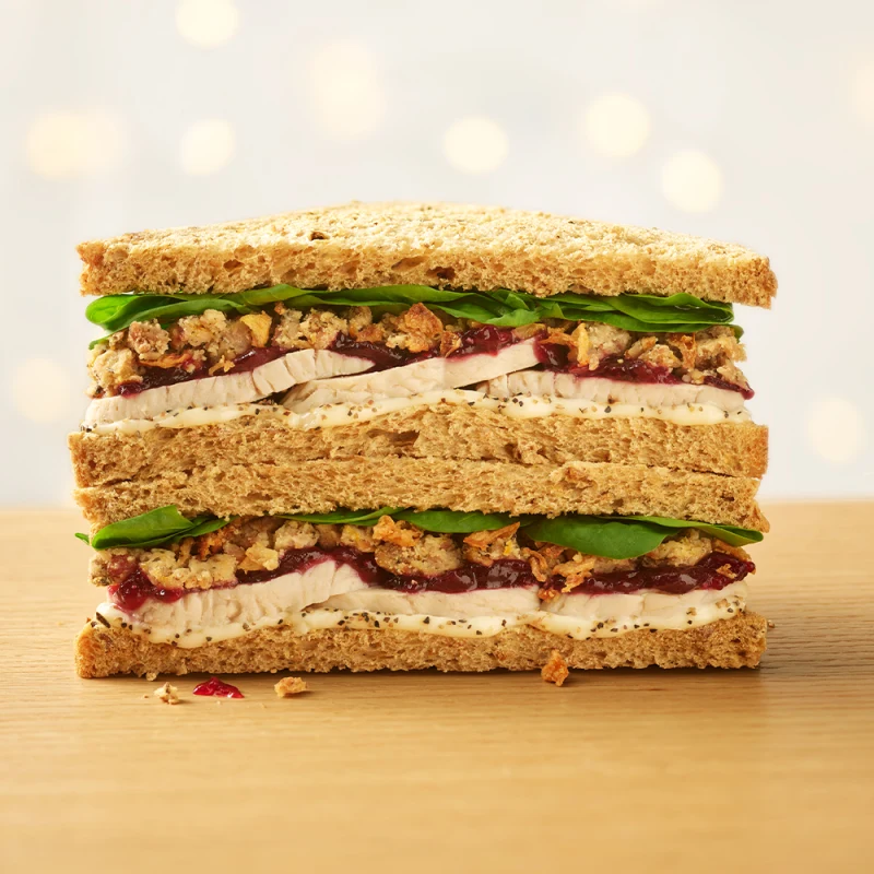 The star of the show, our Christmas Sandwiches