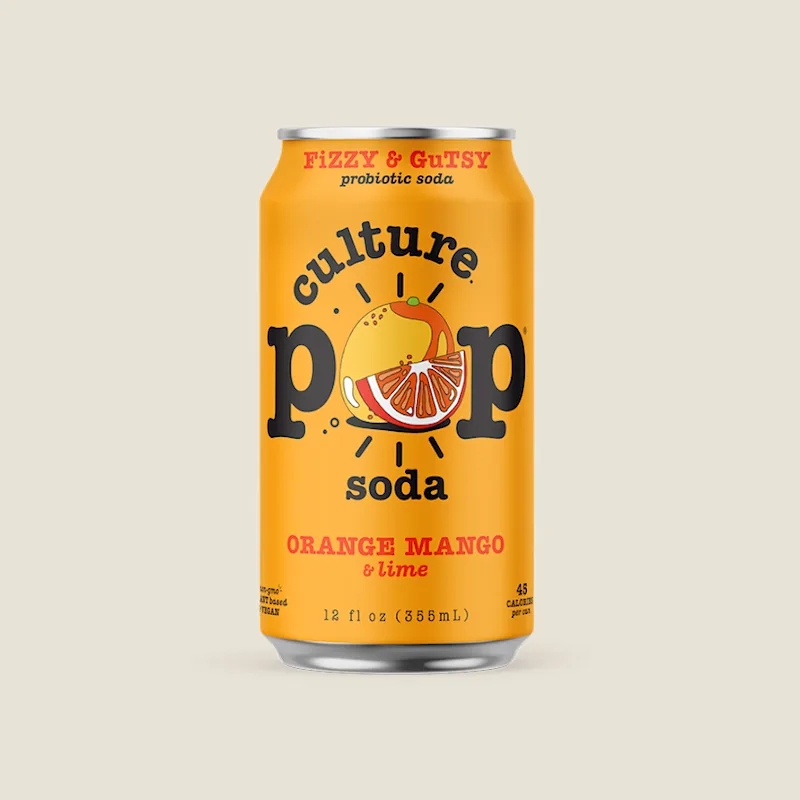 US005620 Culture Pop Soda Orange Mango & Lime