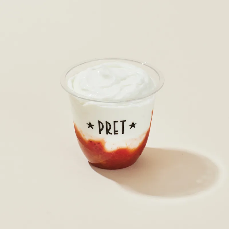 US005797 Strawberry Yogurt Pot