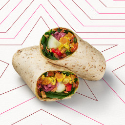 Curried Chickpea & Mango Wrap