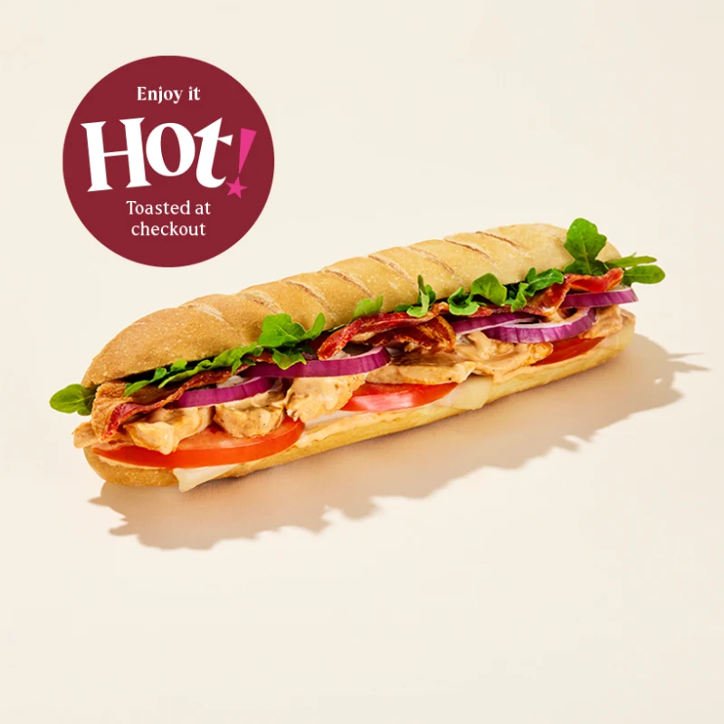 US005294 Chipotle Chicken Bacon Ranch Baguette