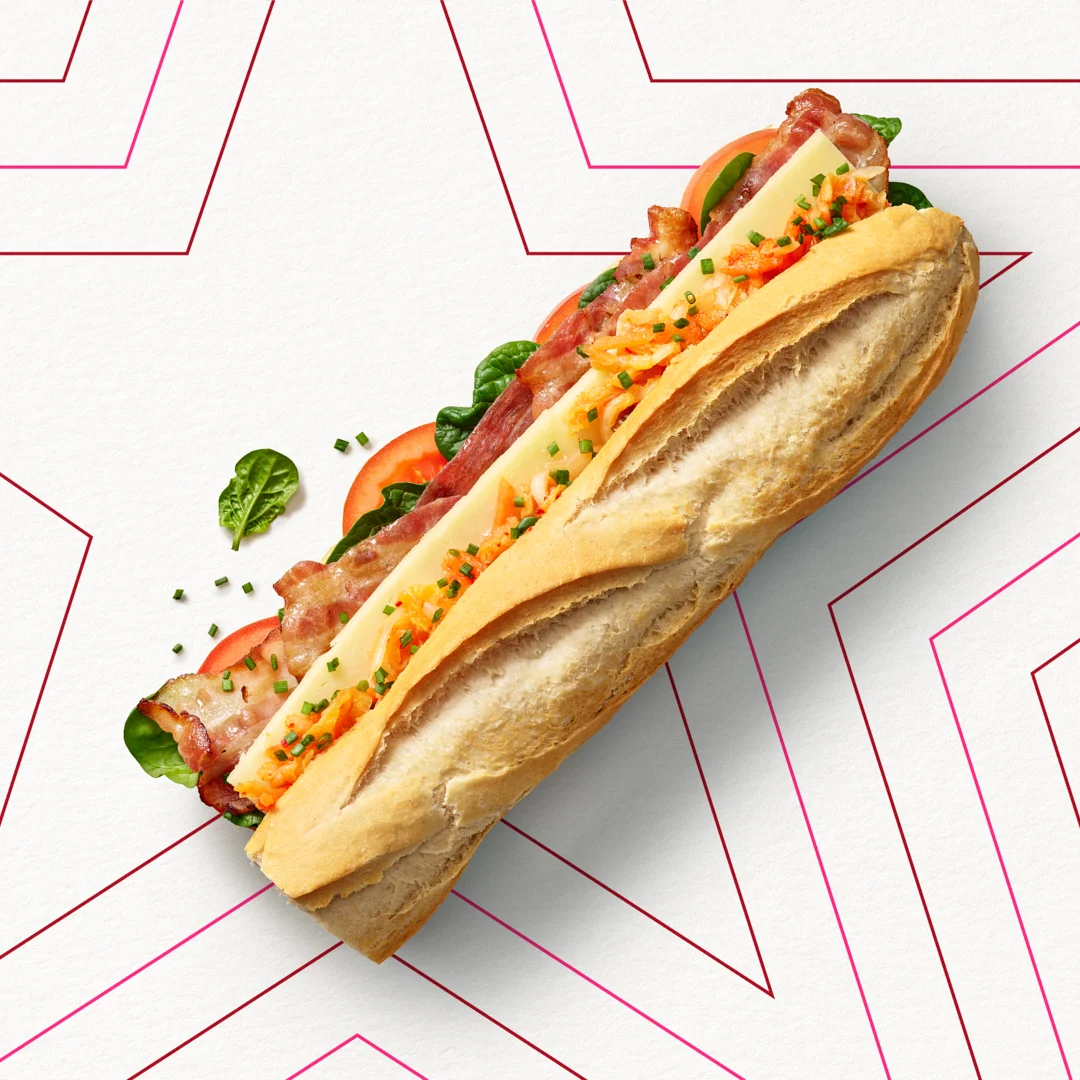 Kimchi BLT Baguette