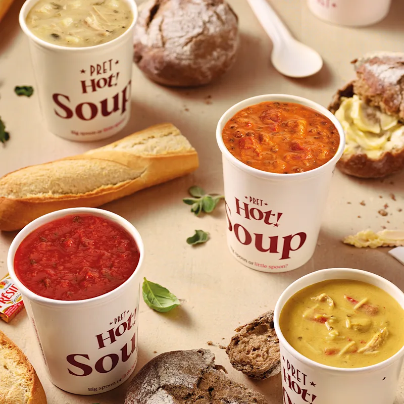 Our seasonal soup rota
