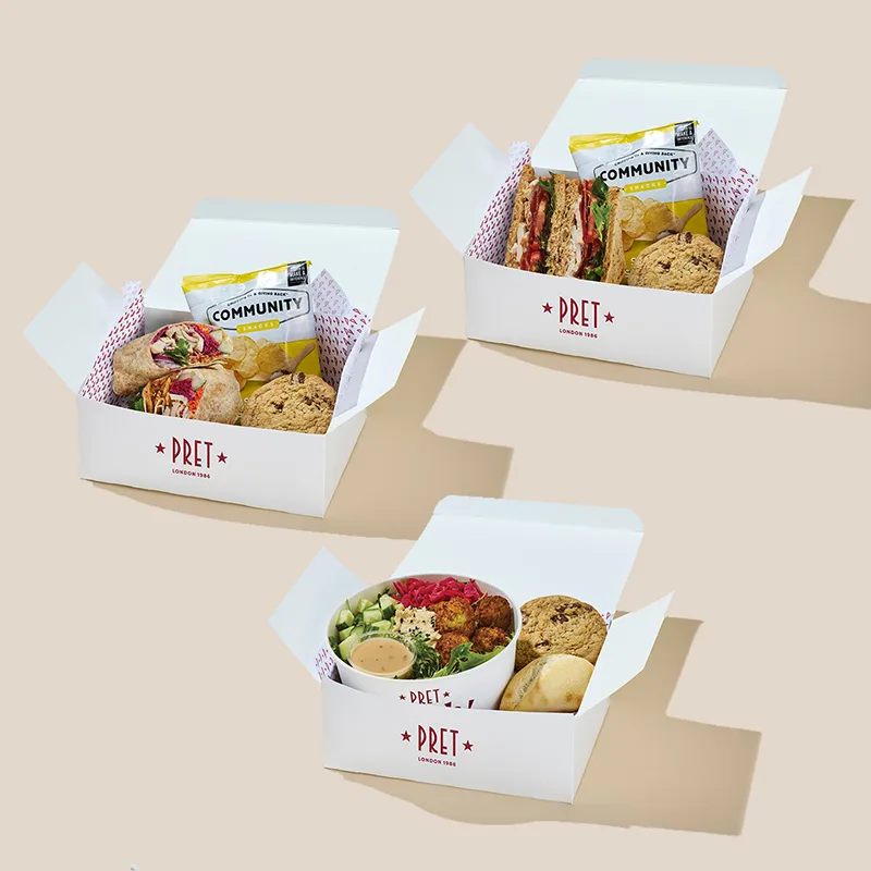 Individually Boxed Breakfast & Lunch