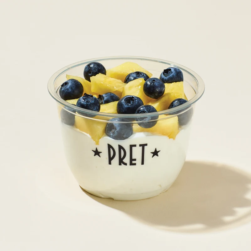 US005540 Pineapple Blueberry Cottage Cheese Pot