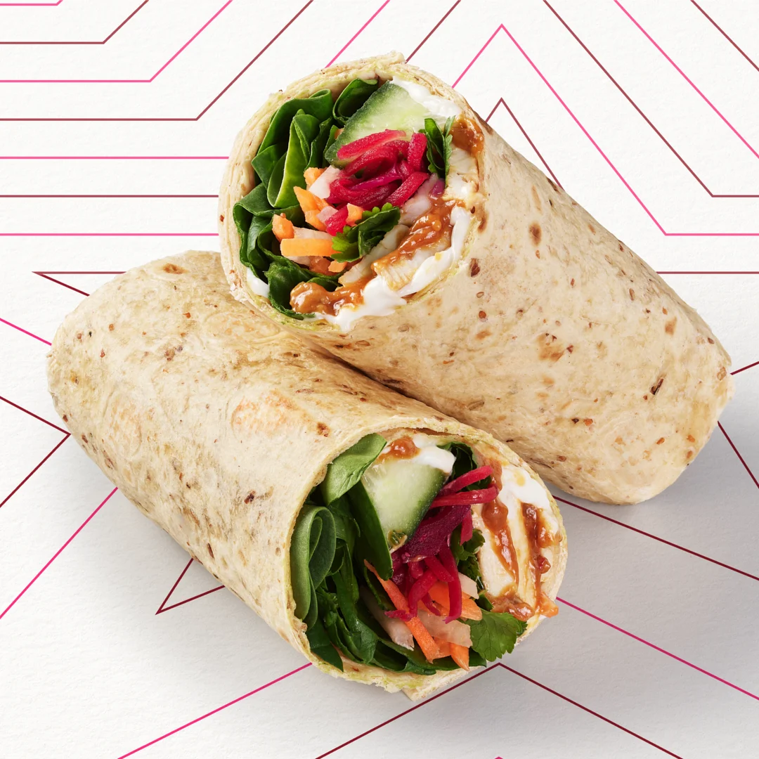 Pret's Chicken Satay Wrap
