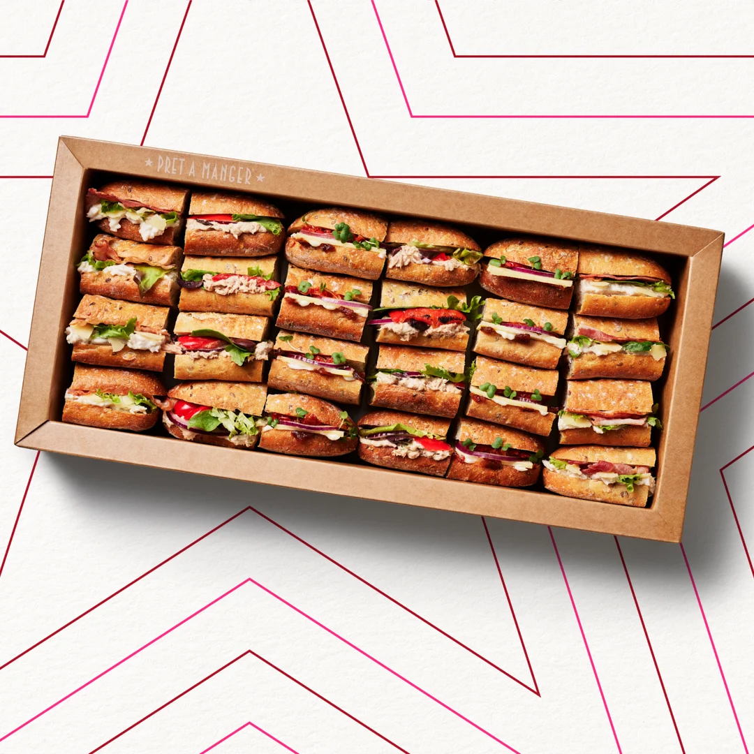 Our packaging progress with Pret Platters