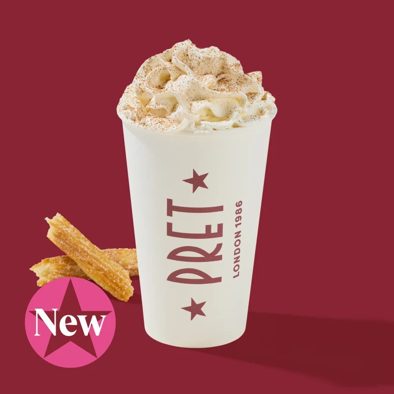 US005634 Prets Churro Latte