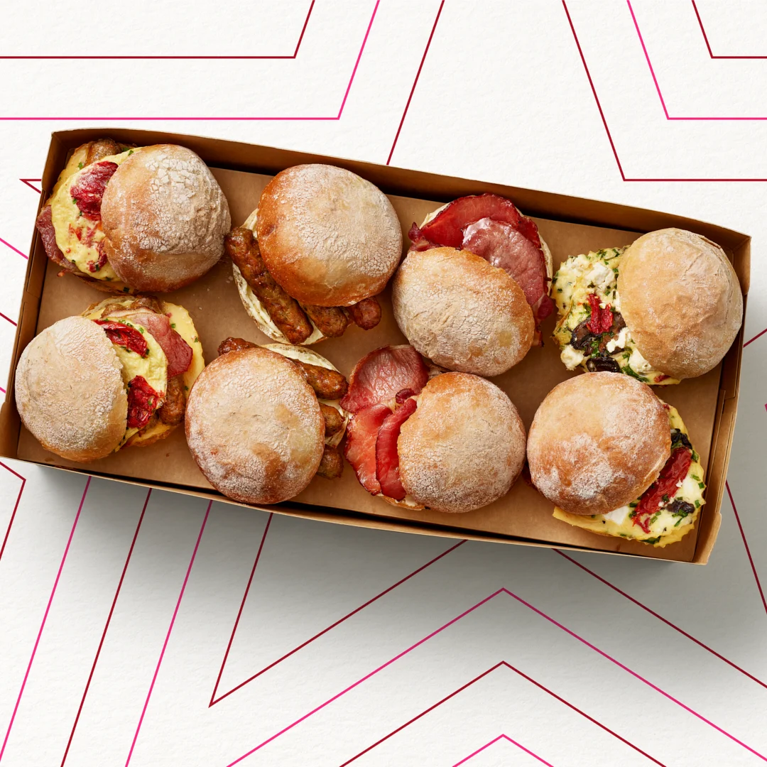 Pret's Mixed Breakfast Ciabatta Platter