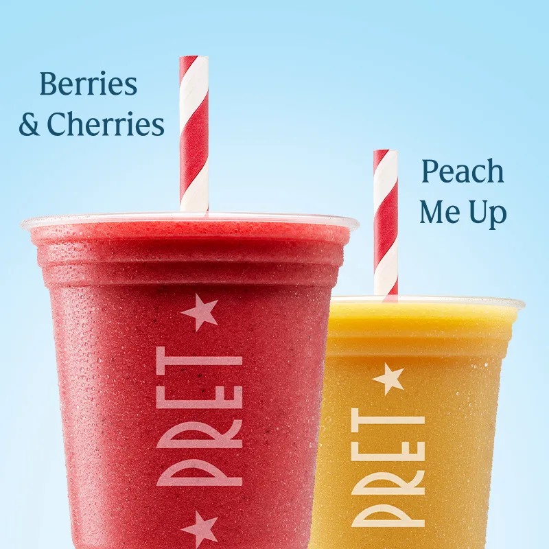 Smoothies feitos com fruta de verdade!