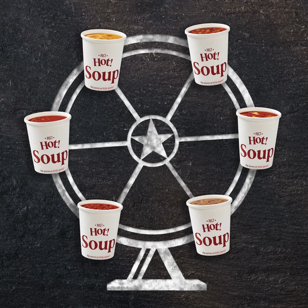 Our seasonal soup menu