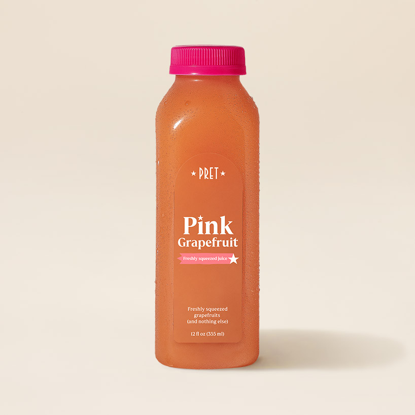 Pink Grapefruit Juice (12oz) | Pret A Manger