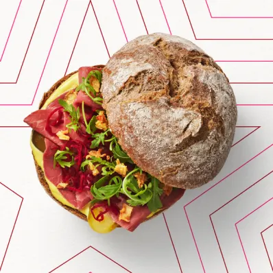 Individual sandwiches and wraps 