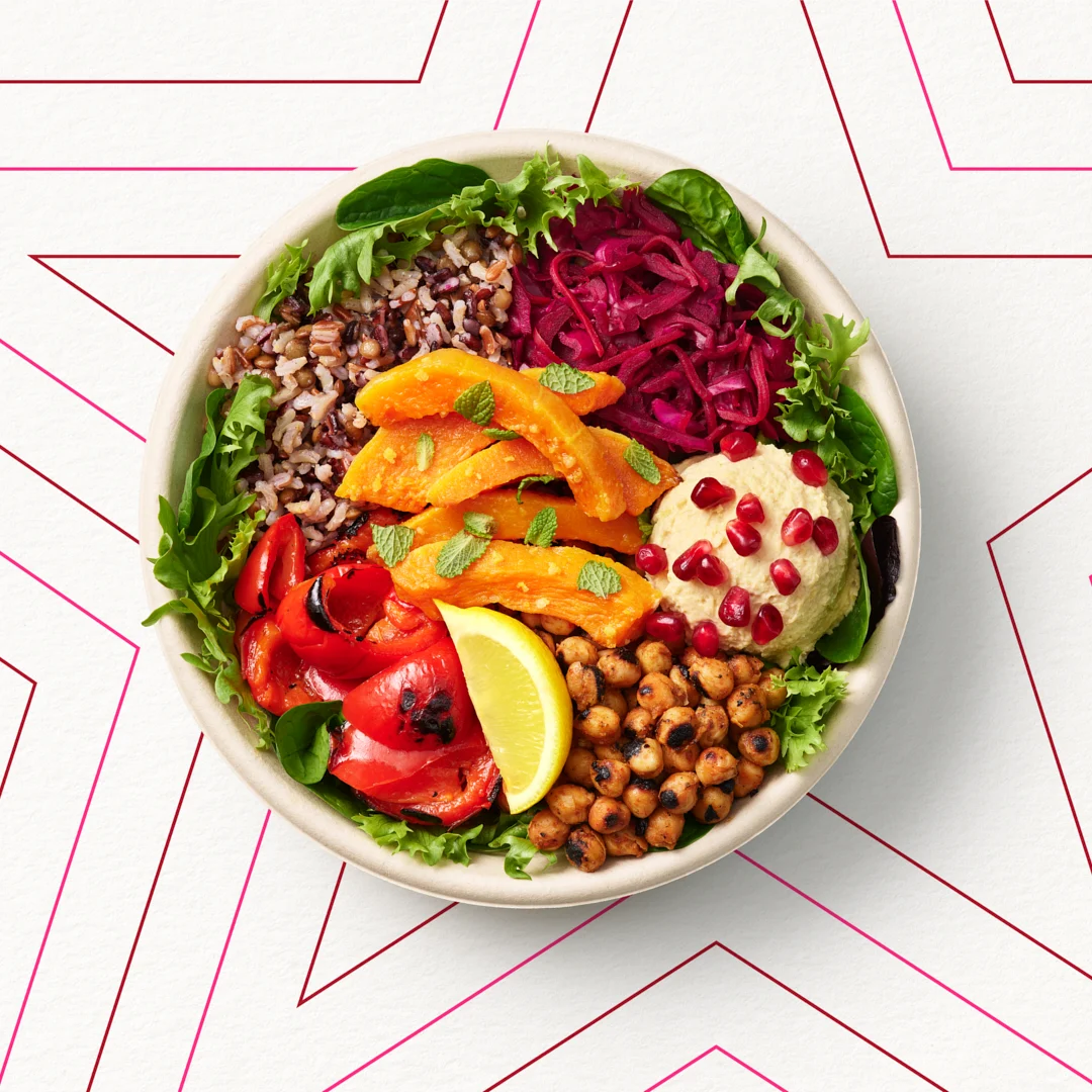Butternut & Humous Mezze Bowl