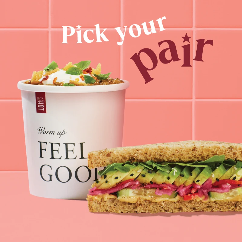 Pick your Pair – The perfect lunch for $10