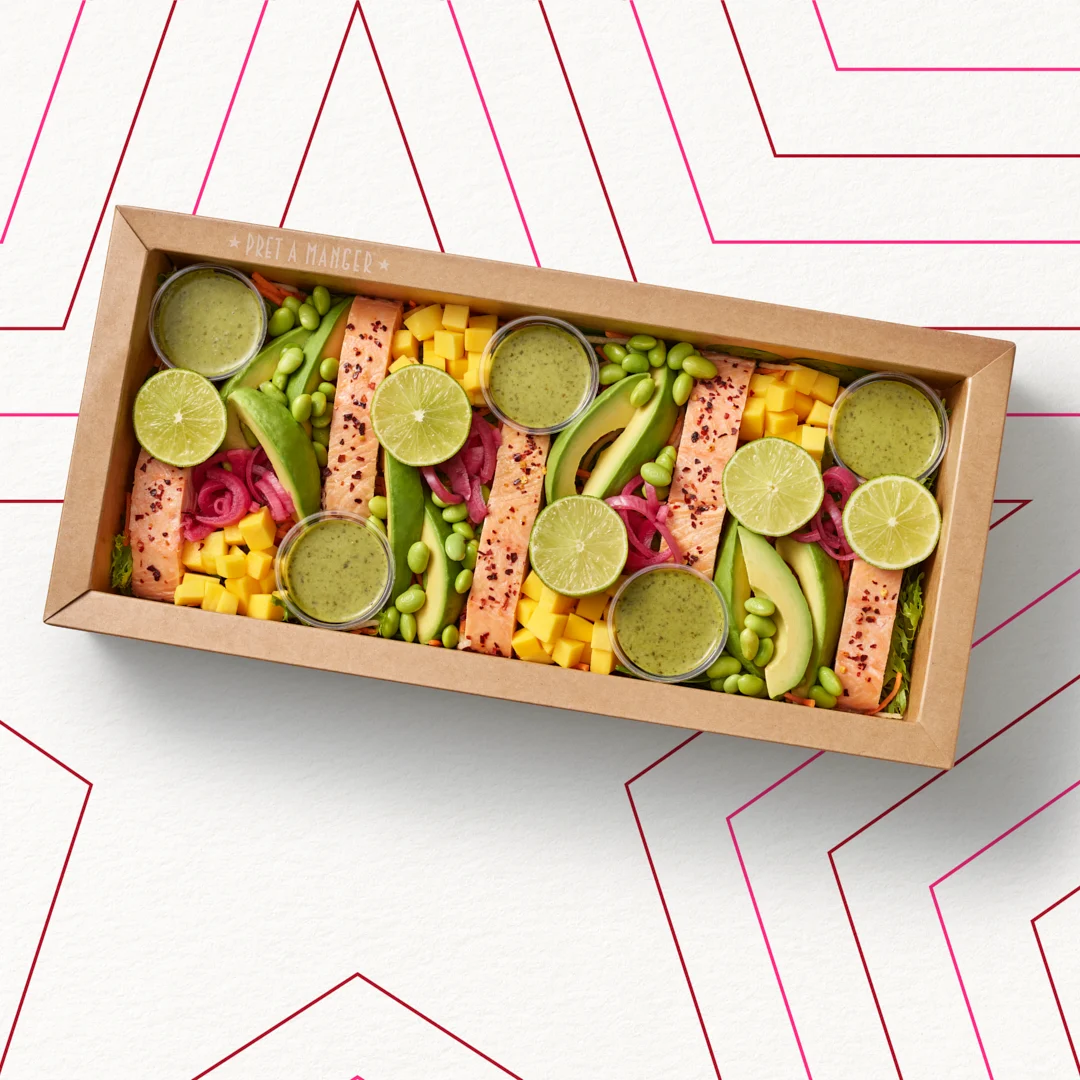 Salmon & Mango Salad Platter