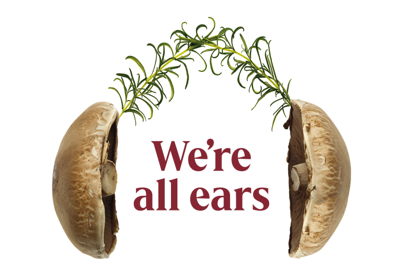 We're all ears