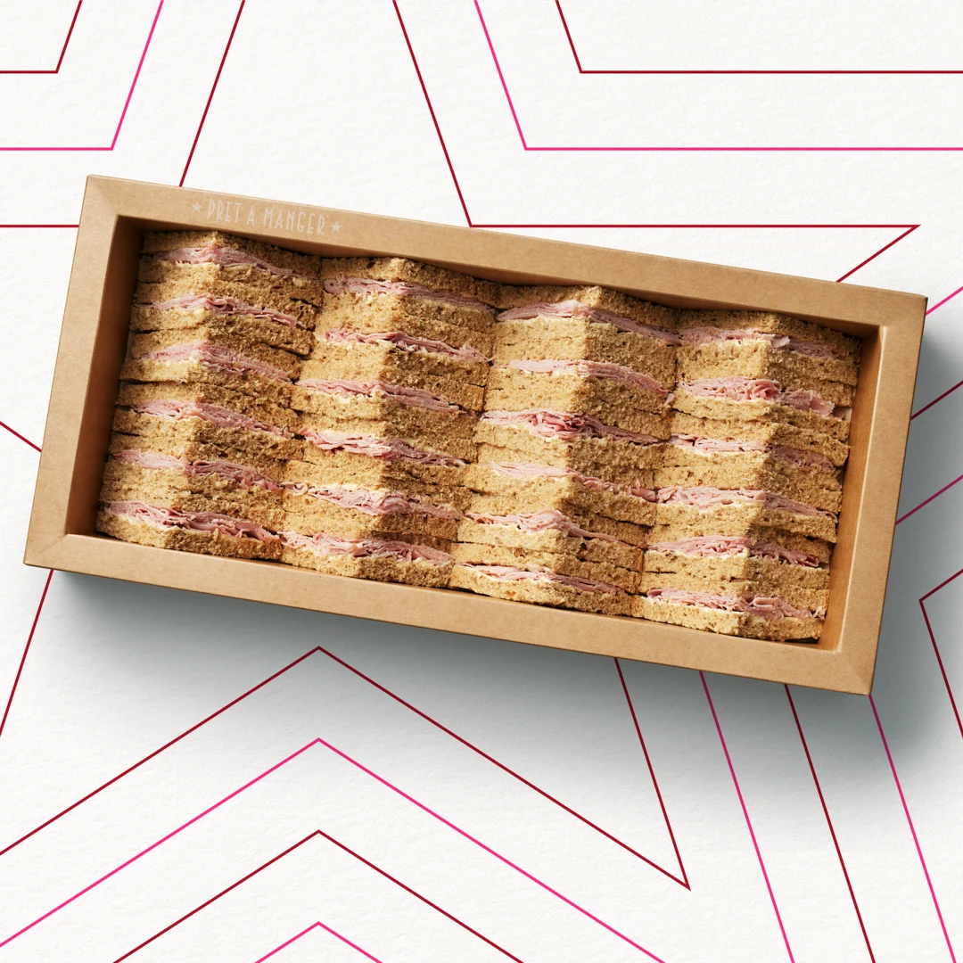 Kids Ham Triangles Platter