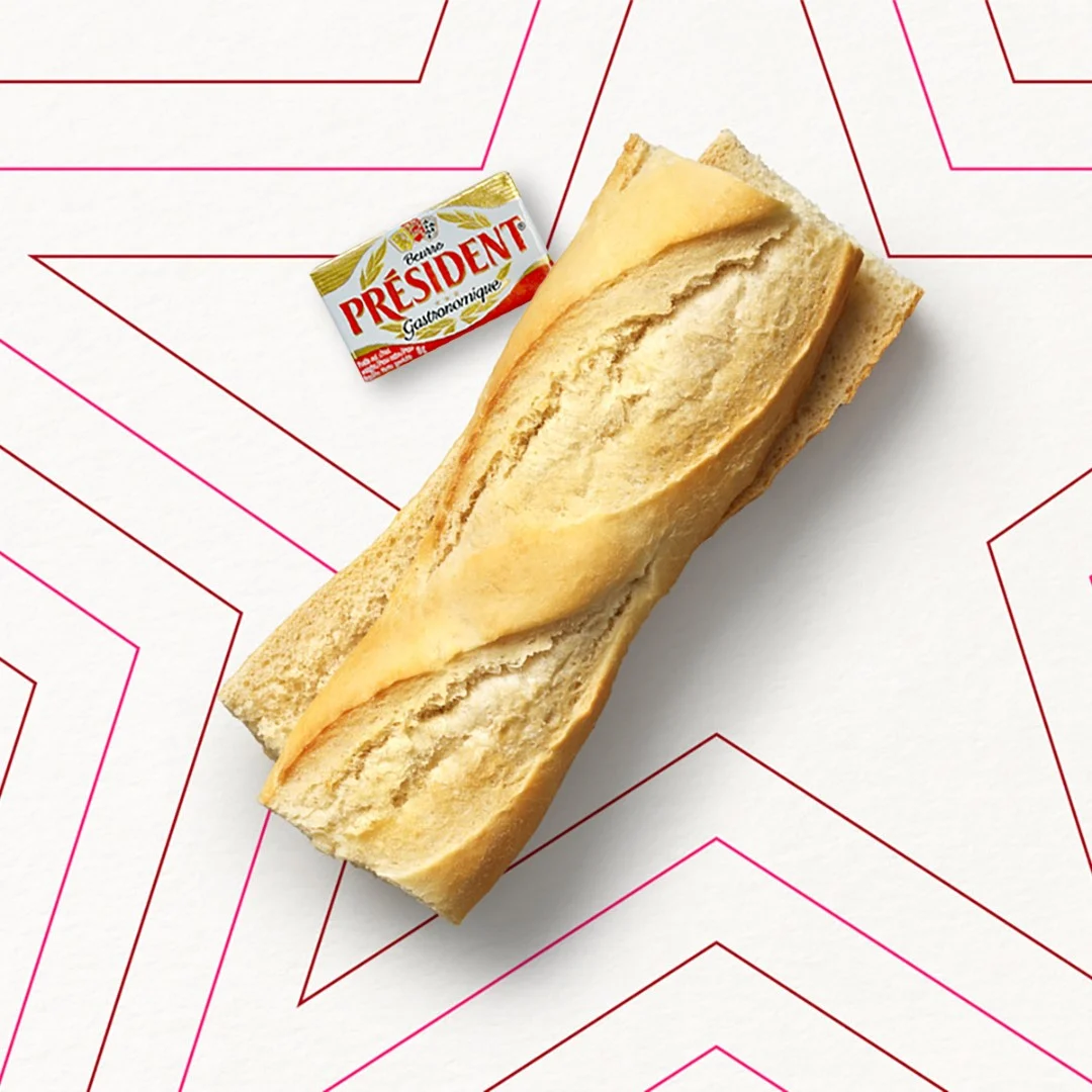 Soup Baguette with Butter