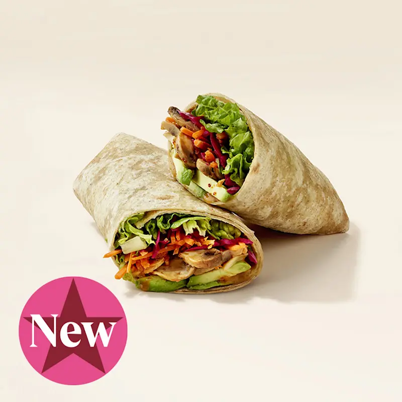 US005731 Crunchy Miso Mushroom Wrap