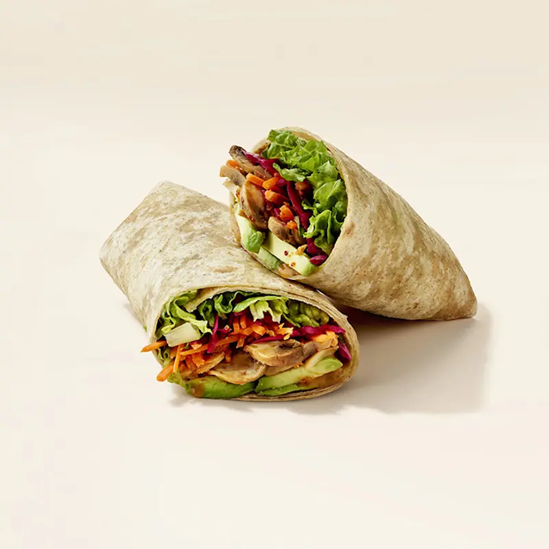 US005731 Crunchy Miso Mushroom Wrap