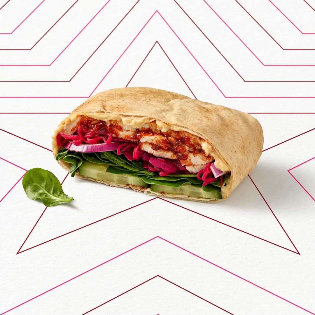 Shawarma Spiced Chicken Half Flatbread