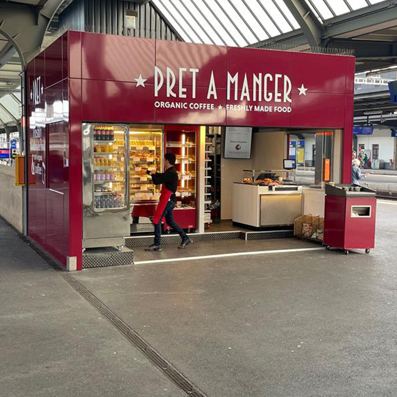 Welcome at Pret Geneva Cornavin Kiosk!