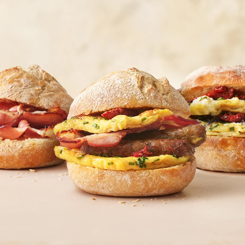 Flavour-packed Breakfast Ciabattas 