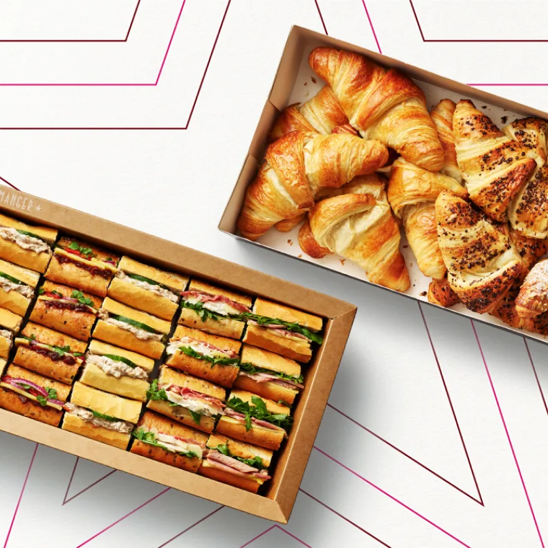 Freshly prepared sharing platters