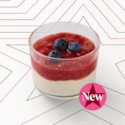 Dessert au Mascarpone et à la Vanille Bourbon & Fraises & Myrtilles