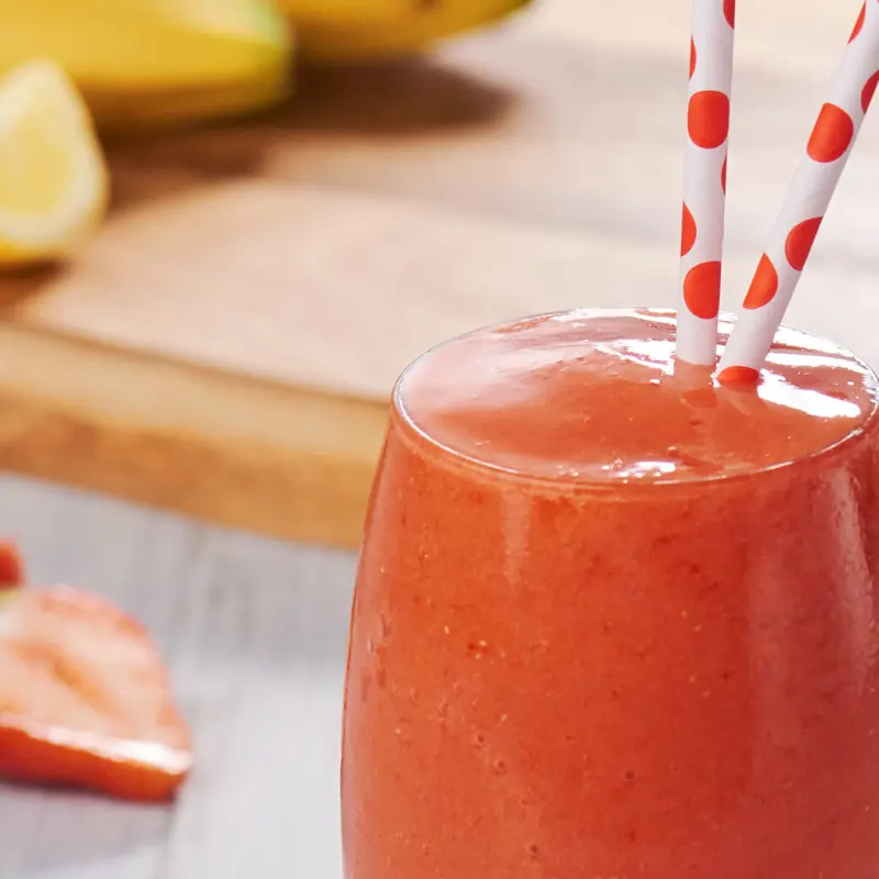 Strawberry & Banana Smoothie Recipe