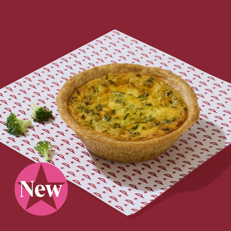 US005659 Broccoli Cheddar & Chive Quiche