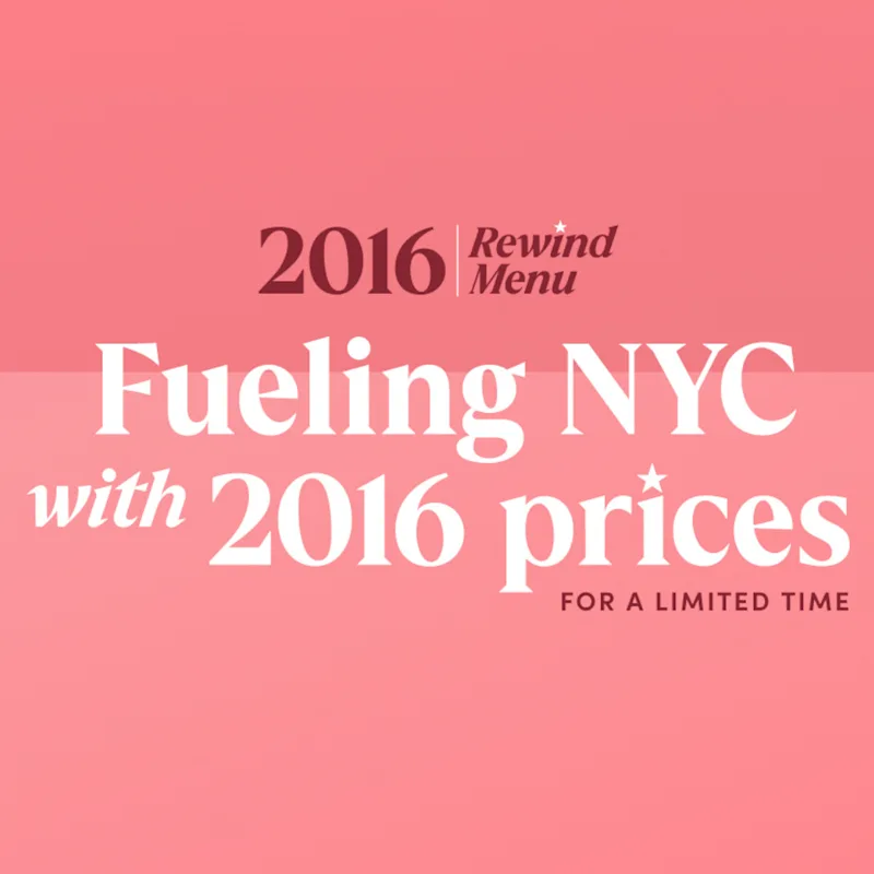 Fueling NYC with 2016 prices for a limited time