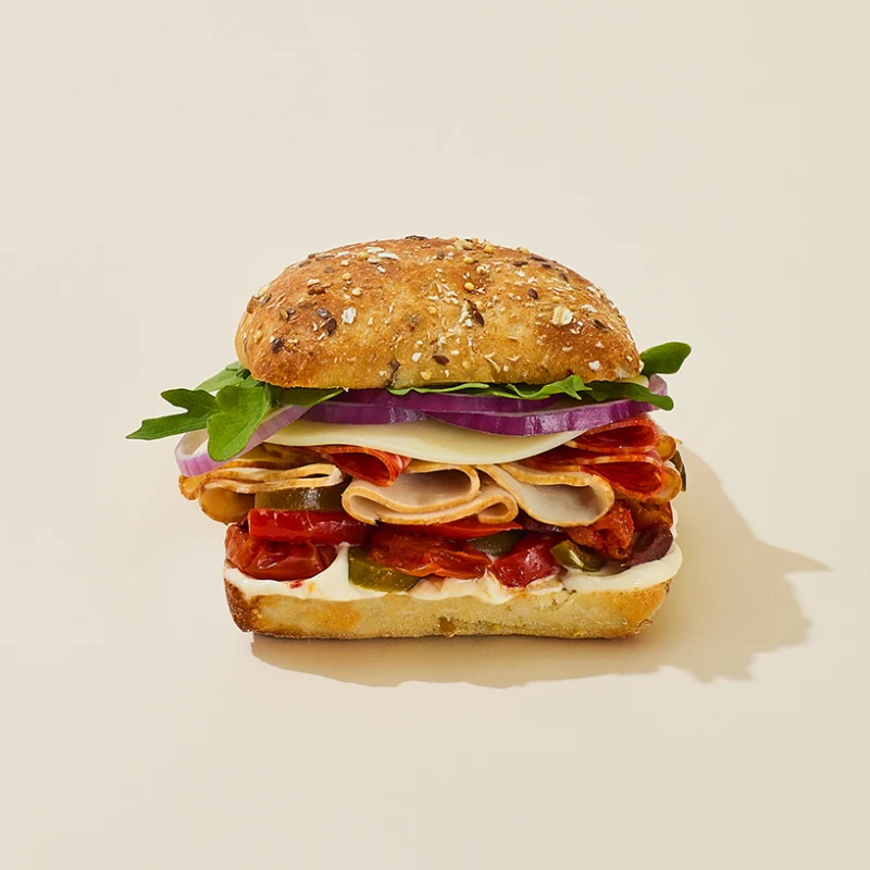 Pret's Italian Turkey Club Sandwich