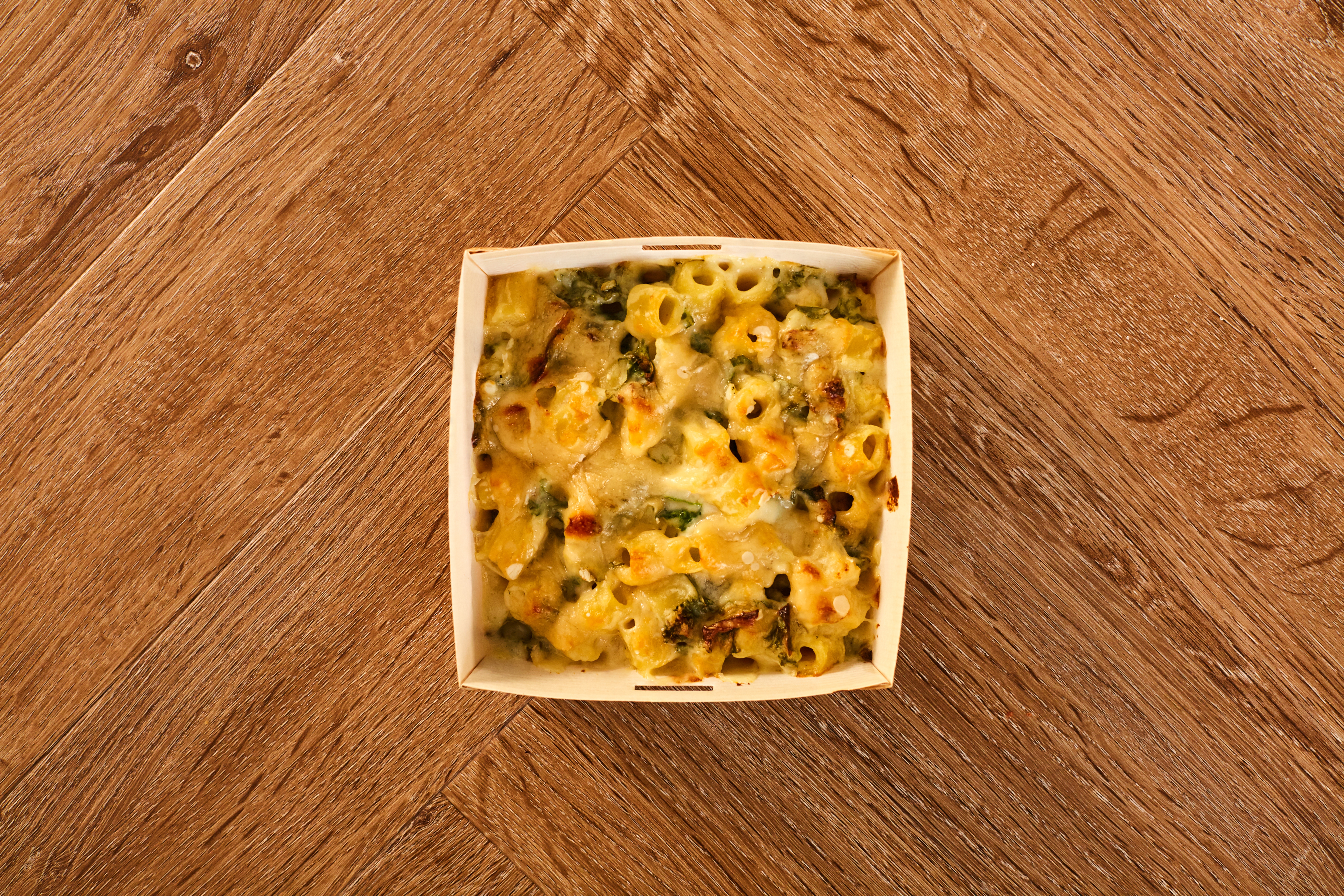 cauliflower bechamel macaroni and cheese