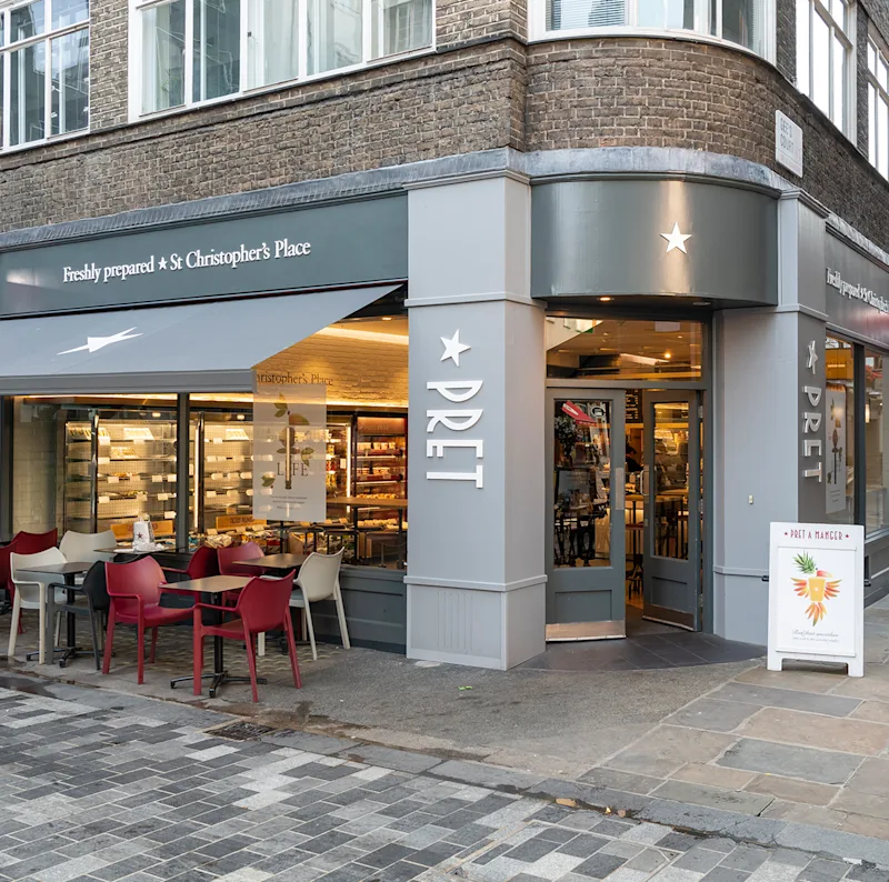 Find your nearest Pret 