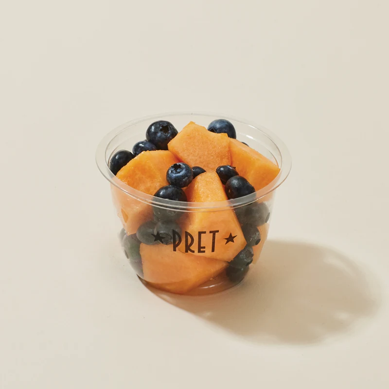 US004300 Cantaloupe and Blueberry Pot