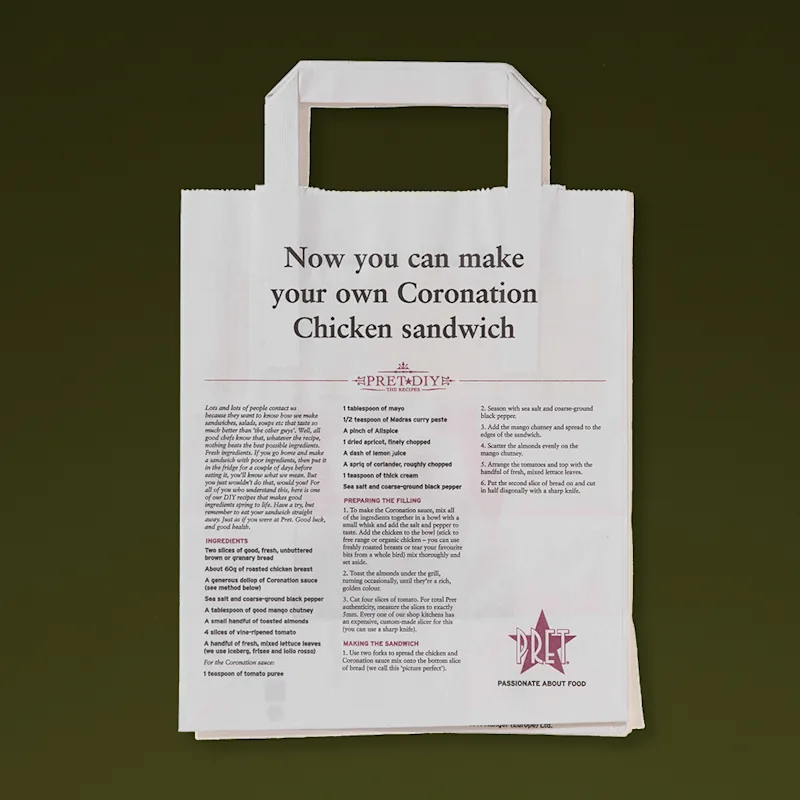 A fresh take on a Pret favourite 