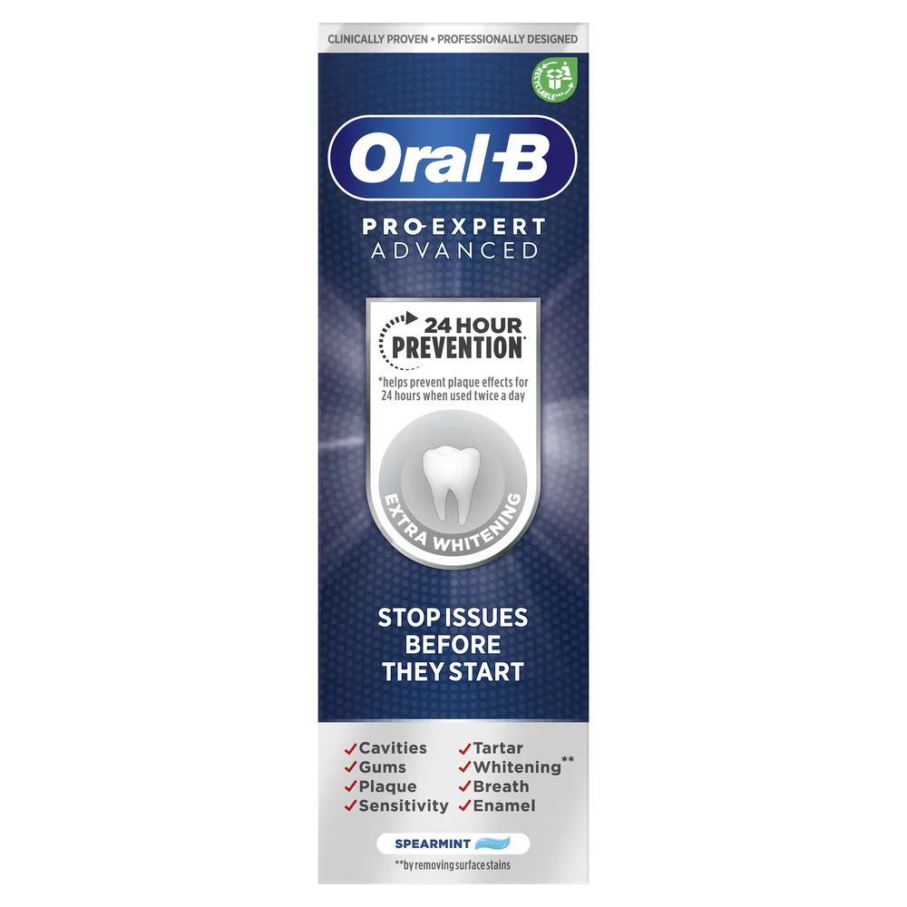 Oral-B Pro-Expert Advanced Extra Whitening Tandkräm - main 