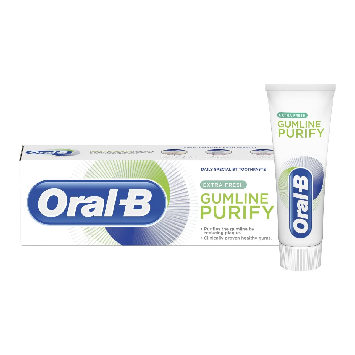 Oral-B Gumline Purify Extra Fresh Tandkräm 75ml 