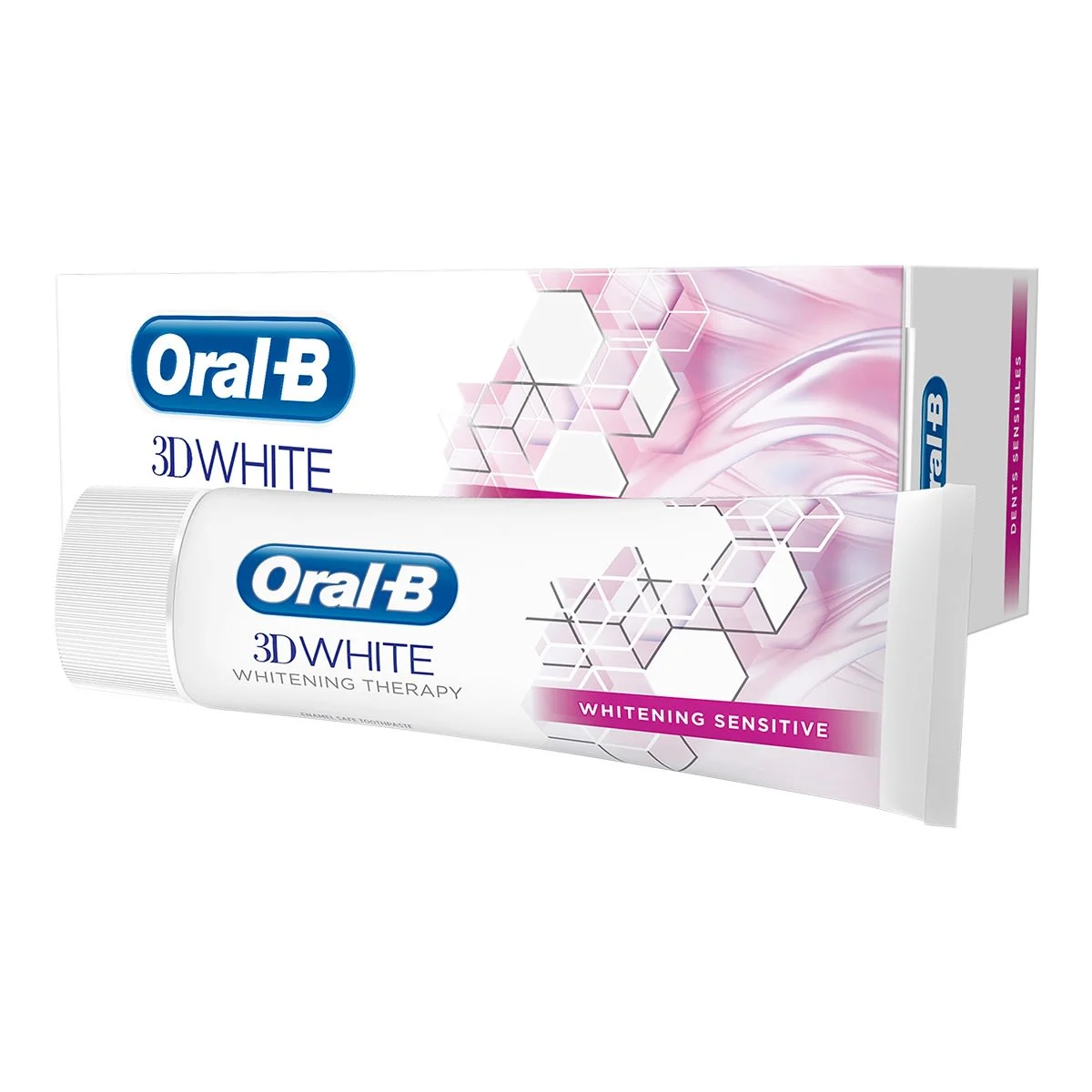 Oral-B 3D White Whitening Therapy Tandkräm 75 ml, Whitening Sensitive 