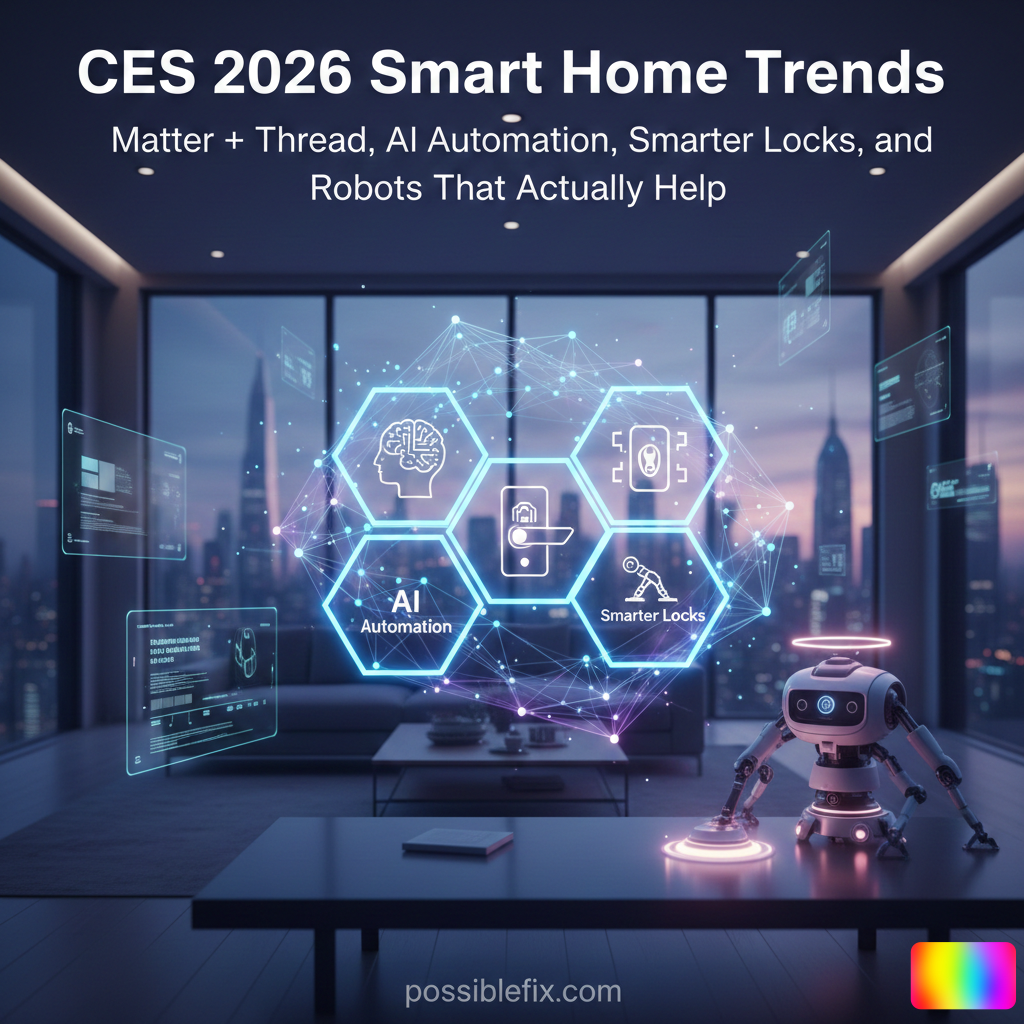 ES 2026 Smart Home Trends: Matter + Thread, AI Automation, Smarter Locks, and Robots That Actually Help