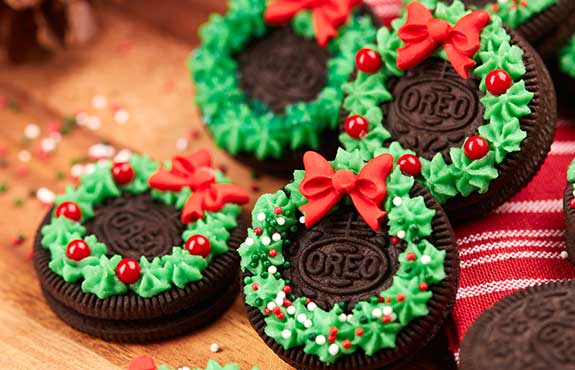 OREO Holiday Wreaths