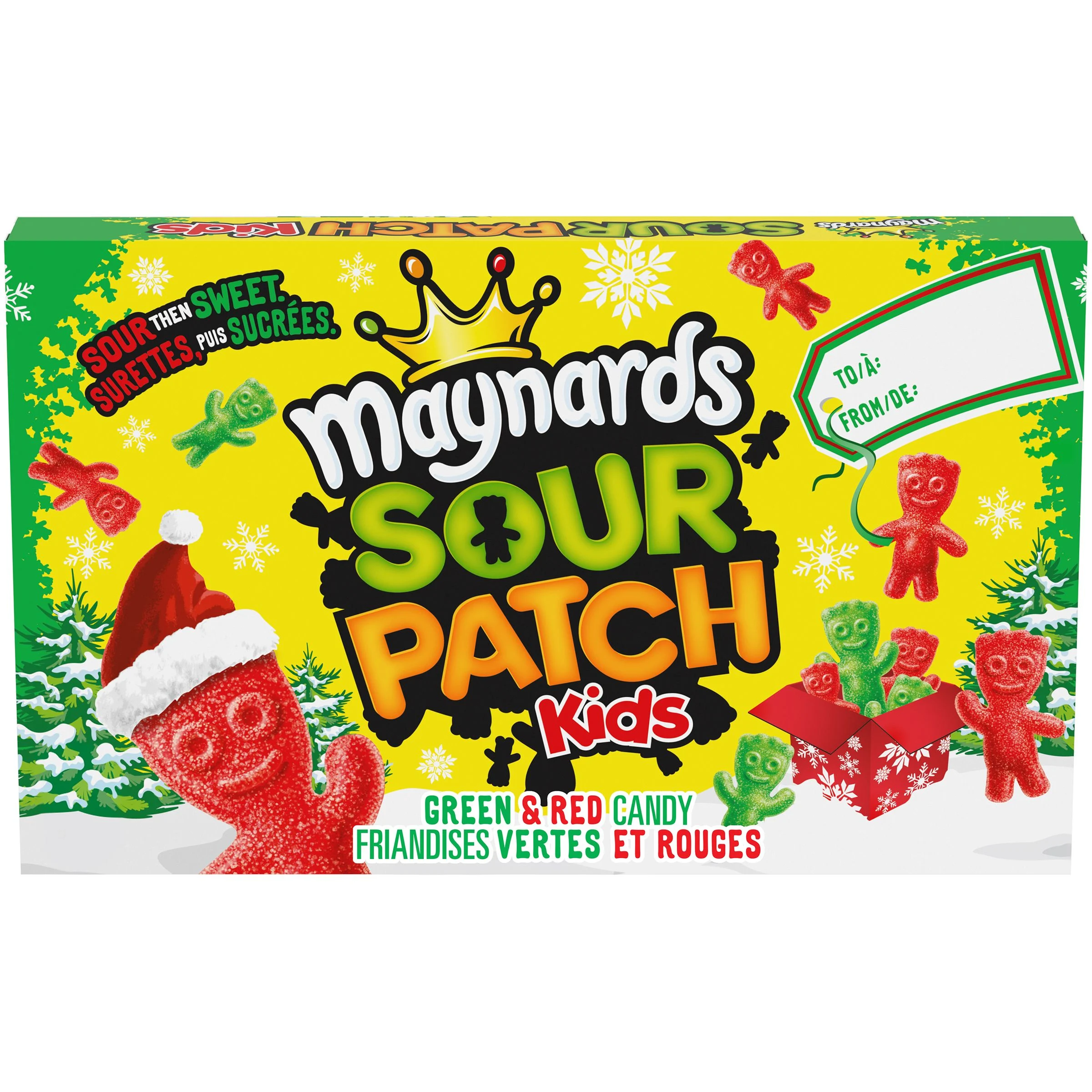 MAYNARDS SOUR PATCH KIDS RED AND GREEN CANDY FOR CHRISTMAS (100 G)