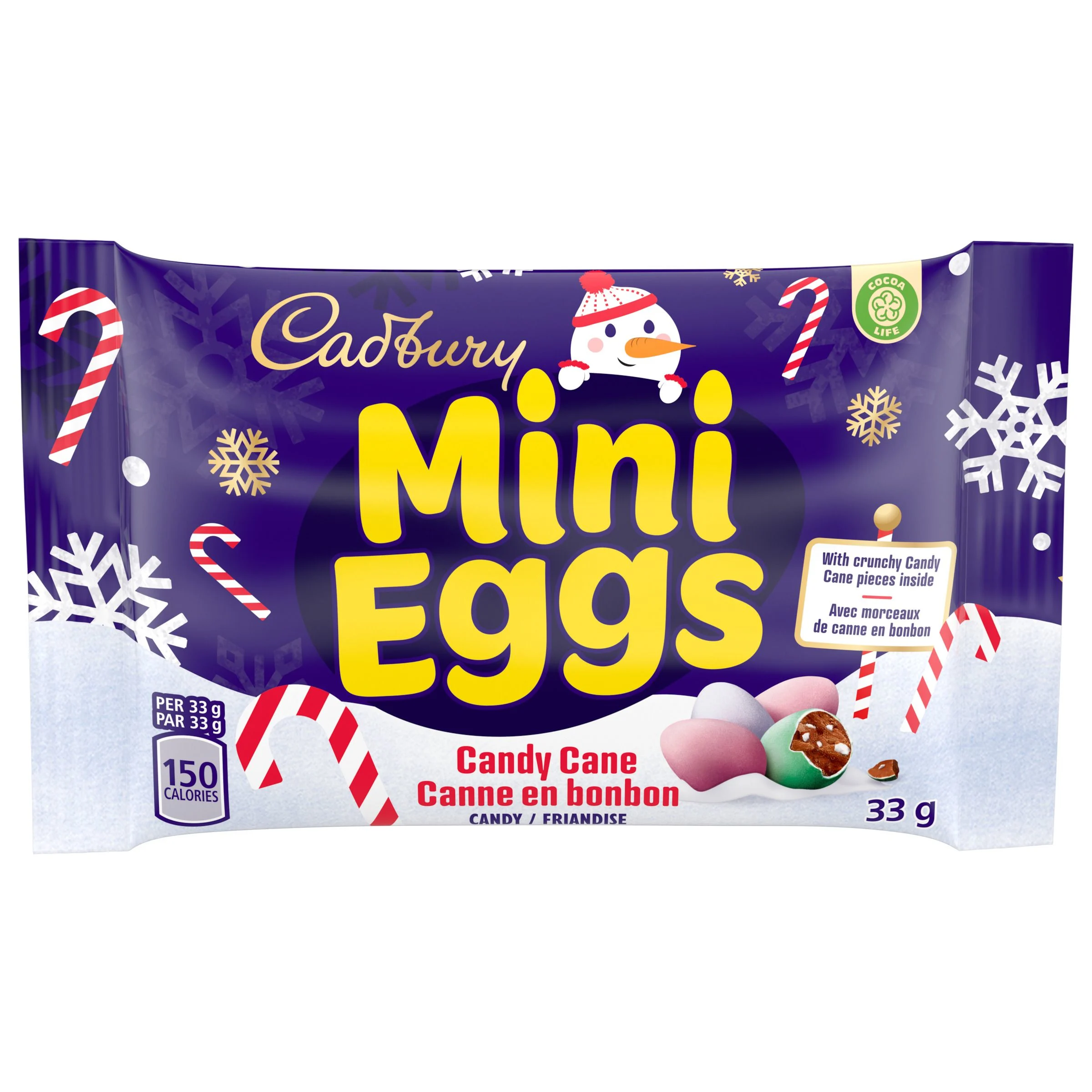 CADBURY MINI EGGS CANDY CANE CANDY (33 G)