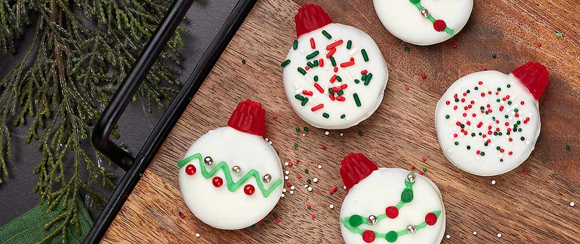 OREO White Fudge Covered Cookie Ornaments