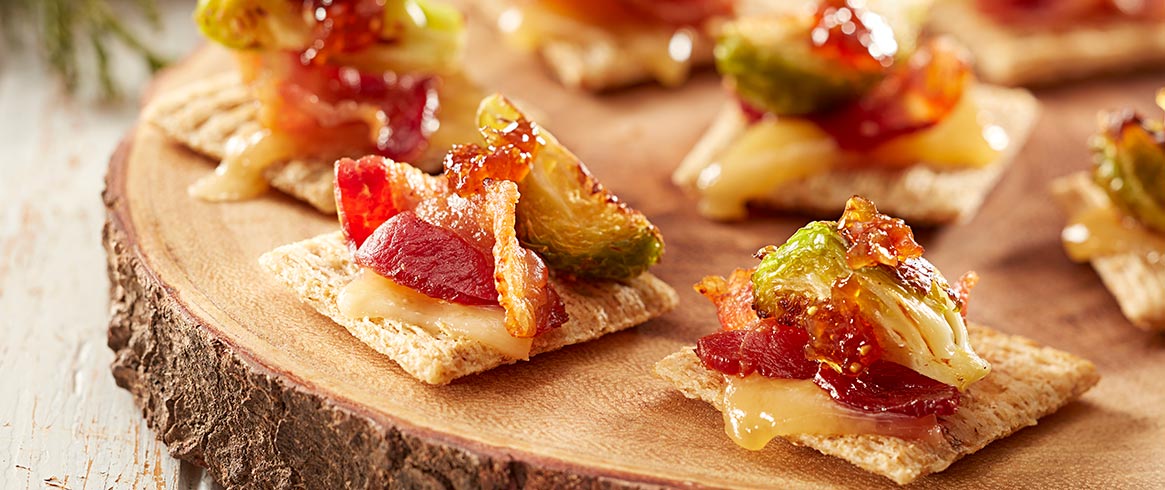 TRISCUIT Veggie-Havarti Melts