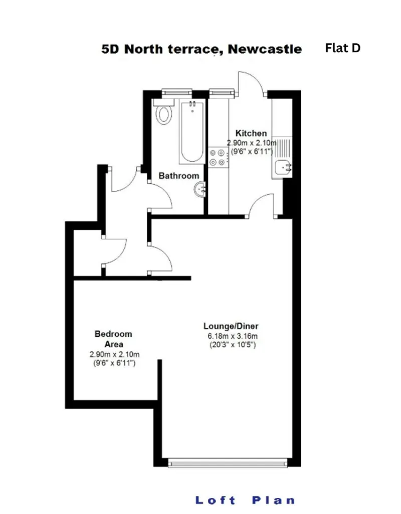 Flat D Floorplan