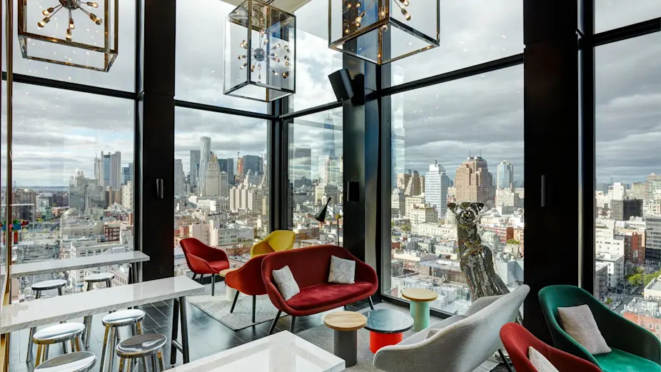 cloudM Rooftop bar in New York Bowery Skyline views